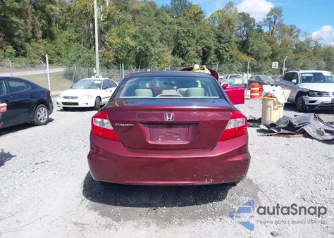 2012 Honda Civic Ex из США, поврежденный, VIN 19XFB2F88CE057037